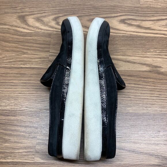 Vionic Effortless Mule Shoe Womens Size 11 Black Nubuck Leather Comfort Slip On - Picture 2 of 13